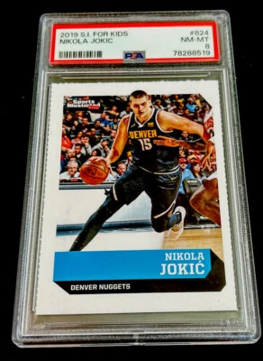 NIKOLA JOKIC RARE Sports Illustrated For Kids SI POP 1 Denver Nuggets 2018 PSA 8 - Image 1 of 3