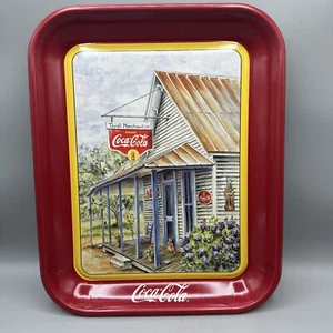 COCA-COLA COKE TABLETT METALL Thrift Mercantile Jeanne Mack 1994 Servieren Vintage - Bild 1 von 5