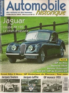 AUTOMOBILE HISTORIQUE 17 JAGUAR XK120 ALTA 2L 37 LAFFITE GP MONACO 55 R PETERSON - Bild 1 von 2