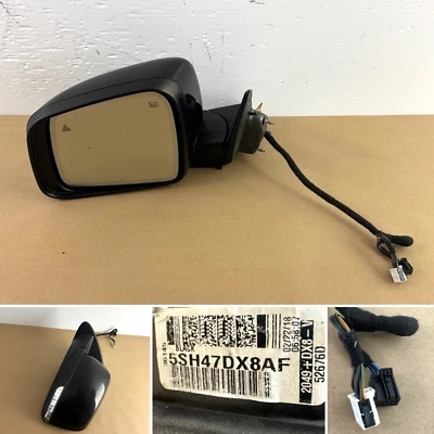 Espejo retrovisor lateral izquierdo Dodge Durango 2014-2022 negro 5SH47DX8AF OEM Mopar Foto 1 de 4