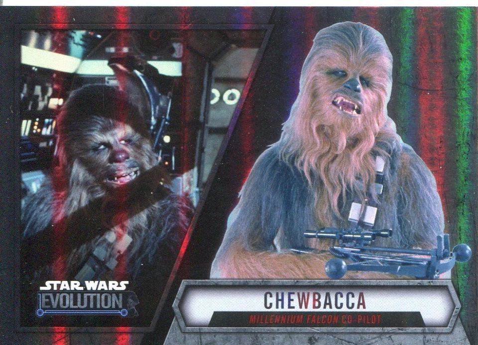 Star Wars Evolution 2016 Base Card #58 Chewbacca - Millennium Falcon Co-Pilot - Image 1 of 1