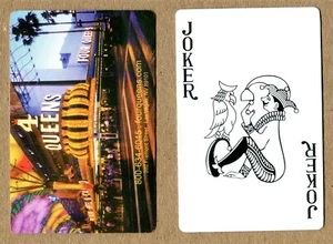 Four Queens Casino LAS VEGAS Black Joker INTERCAMBIO DE CARTAS DE JUEGO - Imagen 1 de 3