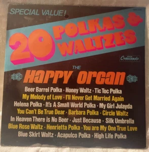The Happy Organ "20 Polkas & Waltzes" Vinyl LP✨NEW✨MINT✨SEALED✨FAST,FREE  SHIP✨ - Picture 1 of 2
