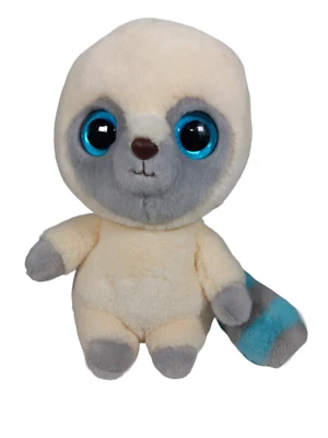 Aurora World Inc YooHoo Friends Blue Ringtail Bush Baby 12" Plush Blue Eyes 2019 - Image 1 of 4