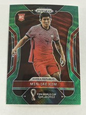 2022 Panini Prizm World Cup Min-Jae Kim Green Wave Rookie RC #137 South Korea