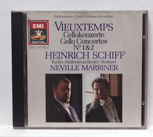 HEINRICH SCHIFF, MARRINER - VIEUXTEMPS cello concertos nos.1 & 2 - EMI CD NM - Picture 1 of 2
