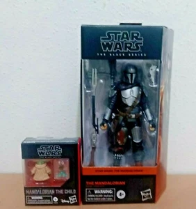 Star Wars Black Series Mandalorian Beskar & The Child Baby Yoda Actionfiguren - Bild 1 von 4