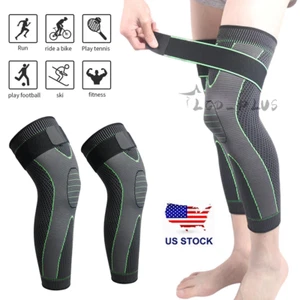 Beinstütze Bandage mit Riemen Oberschenkel hohe Kompression Ärmel Socken Schmerzlinderung USA - Bild 1 von 13