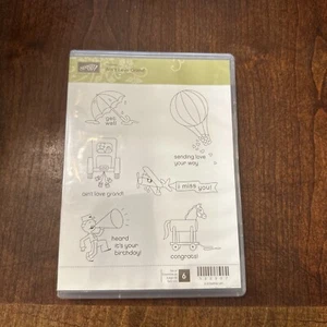 Stampin Up Ain’t Love Grand Set di 6 francobolli in gomma #122507 Stampin’ Stamping - Foto 1 di 5
