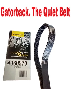 NEW Serpentine Poly-V Belt The Quiet Belt Gatorback CONTINENTAL ELITE 4060970 - Bild 1 von 9