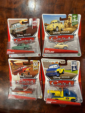DISNEY PIXAR CARS MOVIE DIE CAST LOT OF 4-NEW SEALED CARDS NM