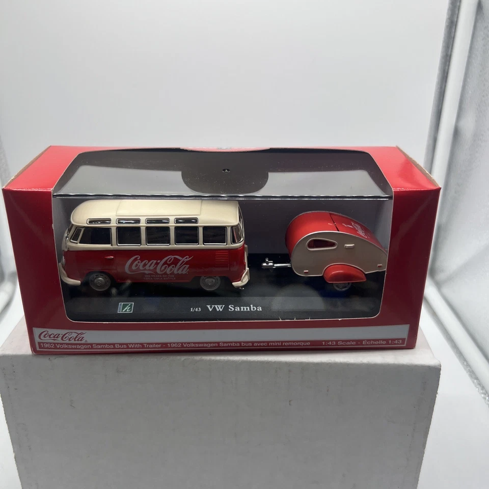 1962 VOLKSWAGEN Samba Bus 100 Years Anniversary of The Coca Cola Bottle 1/43 by