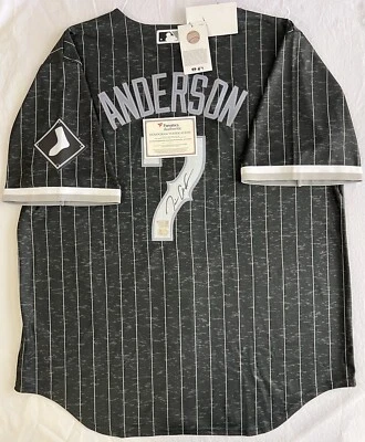 Tim Anderson Chicago White Sox Signed Autographed Nike Jersey Fanatics & MLB COA - Image 1 of 4