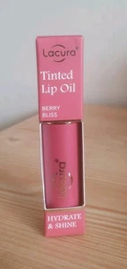 Lacura Tinted Lip Oil Berry Bliss 2.9ml Glossy Finish BNIB - Picture 1 of 2