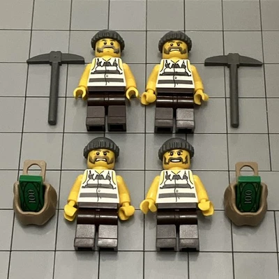 LEGO CITY Ladrones Ladrones cty0266 Minifiguras y Accesorios Lote De 4 C6 30 Foto 1 de 2