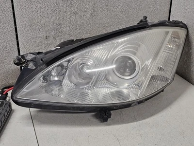 Conjunto de lámpara de cabeza bi-xenón conductor izquierdo Mercedes S550 S600 2007-2009 OEM Foto 1 de 4