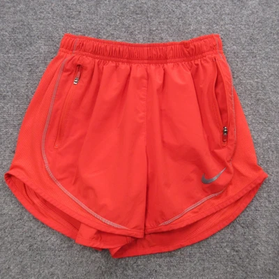 Nike Dri-FIT Tempo Running Shorts XS Womens Reflective Zip Pocket Athletic Gym - Image 1 of 4