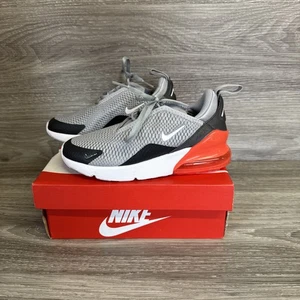 Nike Air Max 270 (PS) Kinder Sneaker A02372 039 Grau Orange UK 1 - Bild 1 von 24