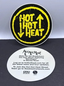 2 Hot Hot Heat Promo Make up the Breakdown Sticker Original Promotional Subpop - Picture 1 of 2