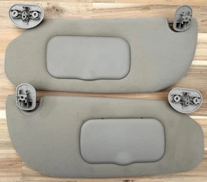MERCURY MOUNTAINEER FORD EXPLORER Driver Passenger Beige Sun Visors OEM 2006-10 - Picture 1 of 3