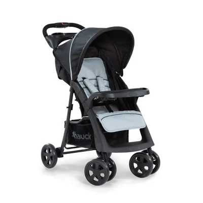 hauck Shopper Neo II, Schwarz - Kinderbuggy mit Liegeposition ab Geburt bis 22kg - Bild 1 von 4