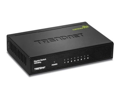 TRENDnet | TE-FP091 | 8 Port Fast Ethernet Long Range PoE+ Switch - New - Image 1 of 4
