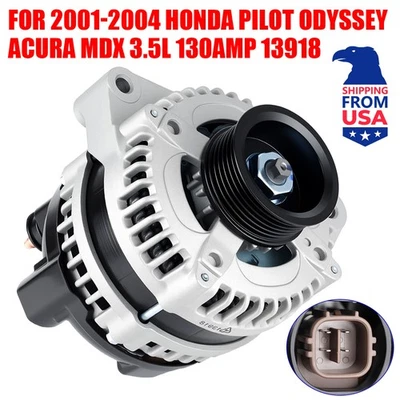 Alternator for 2002-2004 Honda Odyssey 2003-2004 Pilot 2001-2002 Acura MDX 13918 - Изображение 1 из 4