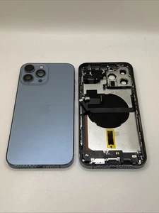 ORIGINAL GENUINE IPHONE 13 PRO MAX HOUSING CHASSIS BACK REAR PARTS - Picture 1 of 4