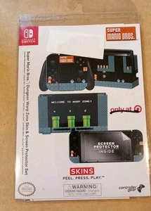 Nintendo Switch Super Mario Bros.: Dungeon Warp Zone Skin & Displayschutz Set - Bild 1 von 4