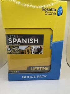 Pack bonus espagnol Rosetta Stone accès en ligne à vie + guide de grammaire - Photo 1/8