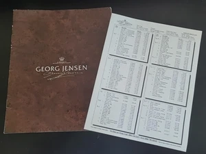 Georg Jensen Catalog With Price List- Logo Dispute - Picture 1 of 6