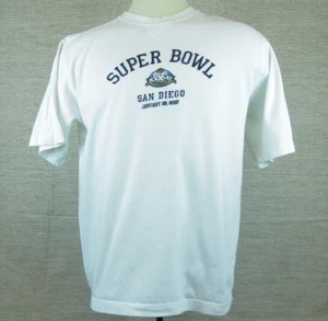 NFL Super Bowl XXXVII San Diego 1-26-03 Herren T-Shirt Large weiß  - Bild 1 von 7