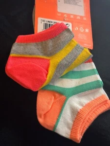 Adidas STELLASPORT Women's Arch Support Ankle Socks – Multicolour Striped - Picture 1 of 7
