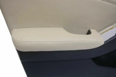 Fits 2007-2012 Nissan Altima PVC Vinyl Leather Front Door Armrest Cover Beige - Image 1 of 4