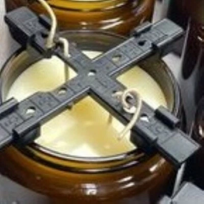 Universal Wick Holders - Adjustable Centering Device for Candle Makers - 20 pack - Image 1 of 4