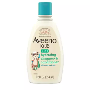 Aveeno Kids 2-in-1 Feuchtigkeitsspendendes Shampoo & Conditioner, reinigt sanft, pflegt - Bild 1 von 12