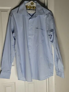 Beverly Hills Polo Club Mens Light Blue Dress Shirt Size 15 1/2 34-35 - Picture 1 of 3