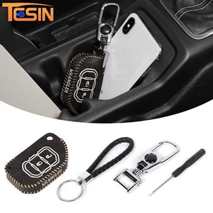 Estuche para llaves Llavero Bolsa Control remoto Sin llave Borde de protección para Jeep Wrangler JL JT 18+ - Imagen 1 de 6