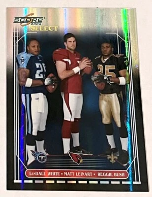 2006 SCORE LENDALE WHITE MATT LEINART REGGIE BUSH #330 SELECT END ZONE SP #6/6 ! - Image 1 of 2