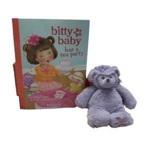 American Girl Doll Bitty Baby Hedgehog and Bitty Baby Has A Tea Party Book Set - Picture 1 of 2