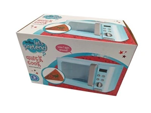 Lets Pretend Microwave Quick Cook with Lights and Realistic Sounds Pretend Play - Picture 1 of 5