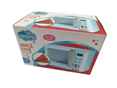 Lets Pretend Microwave Quick Cook with Lights and Realistic Sounds Pretend Play - Image 1 of 4