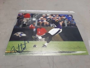 AUTÓGRAFO JORDAN STOUT BALTIMORE RAVENS PUNTER 8 x 10 FOTO PENN STATE - Imagen 1 de 3