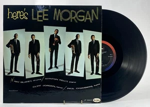 HERE'S LEE MORGAN 1960 LP EXC Vinyl Record MONO Art Blakey Jazz Hard Bop Vee Jay - Picture 1 of 19