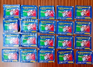 1992 - 93 CALCIATORI PANINI - n. 20 BUSTINE COMPLETE DI FIGURINE - Foto 1 di 3