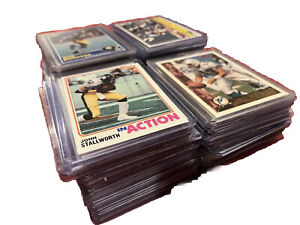 WOW! NFL Sport Card Lot!! 🔥 HOF RC’s 100+ Toploaded Stars Vintage Collection 🔥