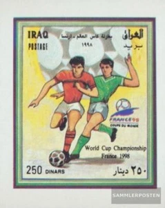 Iraq Bloque 81 (completa edición) nuevo con goma original 1998 Fútbol-WM en Fran - Imagen 1 de 1