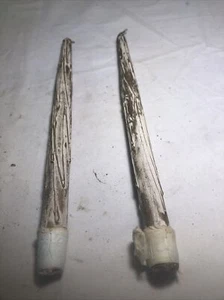 Juego de Colección MCM Velas de Fundición Sintéticas Madera Goteo Cinta MCM Oro Goteo En Blanco - Imagen 1 de 6