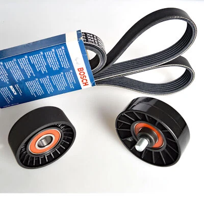 BOSCH 6PK1990 Keilrippenriemen + Rolle für BMW 1er - 7er - Bild 1 von 4