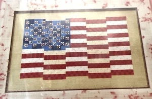 Patriotic American Flag Cross-Stitch Pattern By Simply Old-Fashioned - Picture 1 of 3